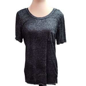 just be Heather Black/grey top